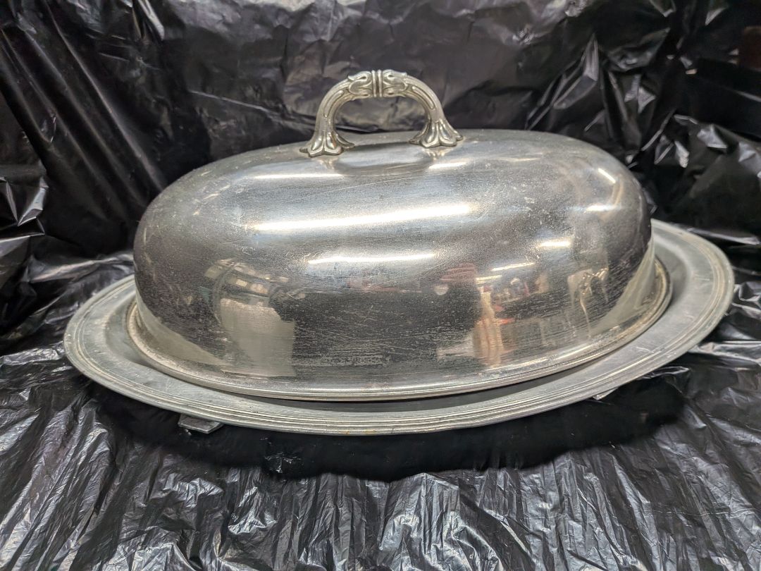 Pewter Cloche / Steak hood
