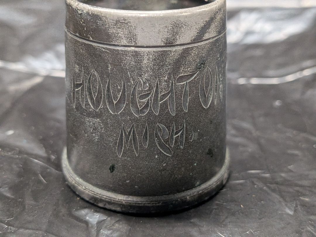 Miniature Pewter tankard