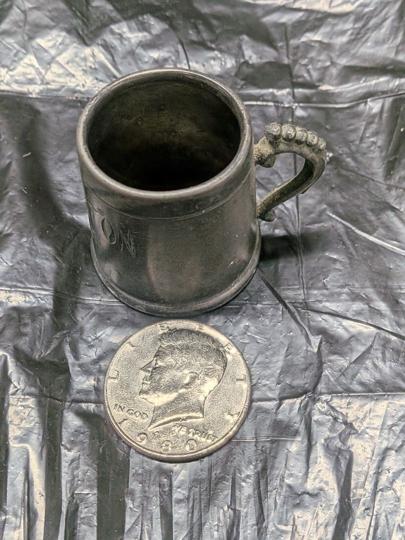 Miniature Pewter tankard