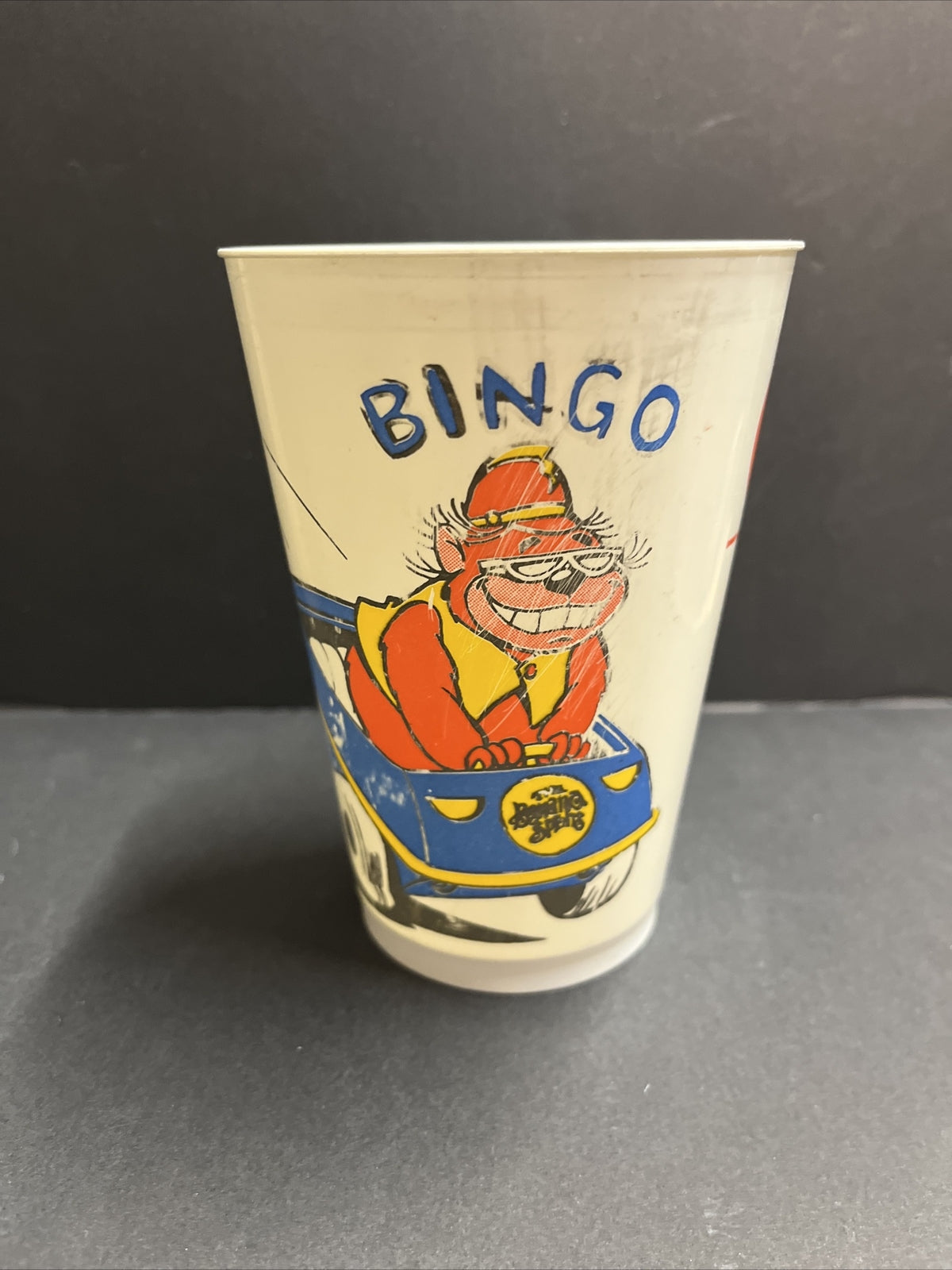 Vintage 1976 7/11 Plastic Slurpee Cup Cartoon Series "Bingo"