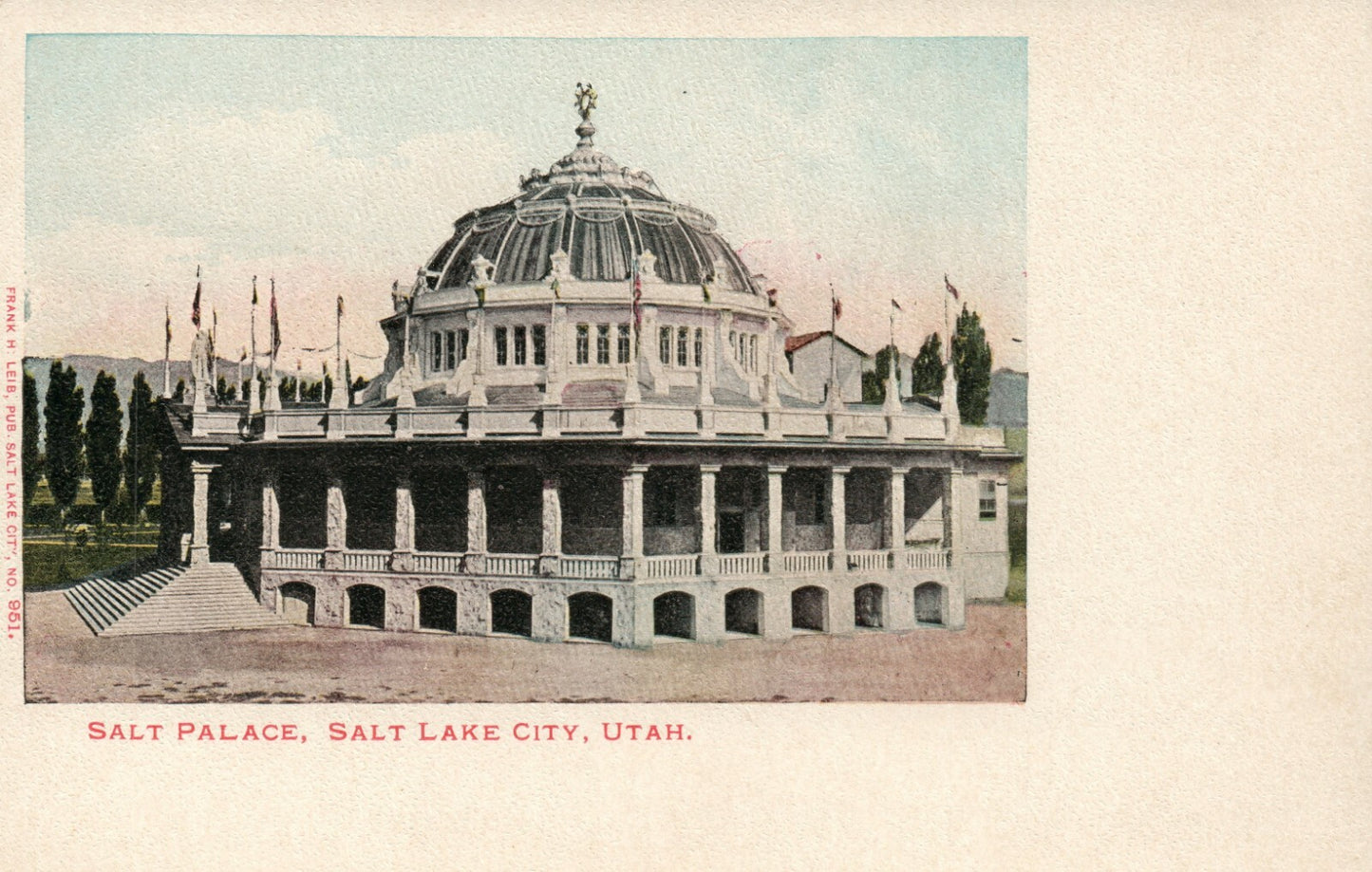 No 951 Salt Palace Salt Lake City UT Utah Postcard