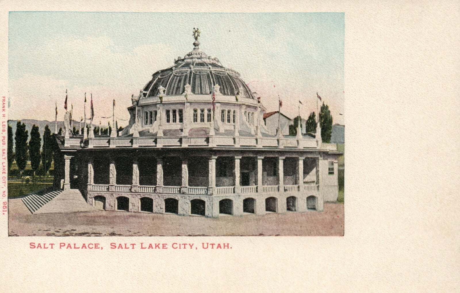 No 951 Salt Palace Salt Lake City UT Utah Postcard
