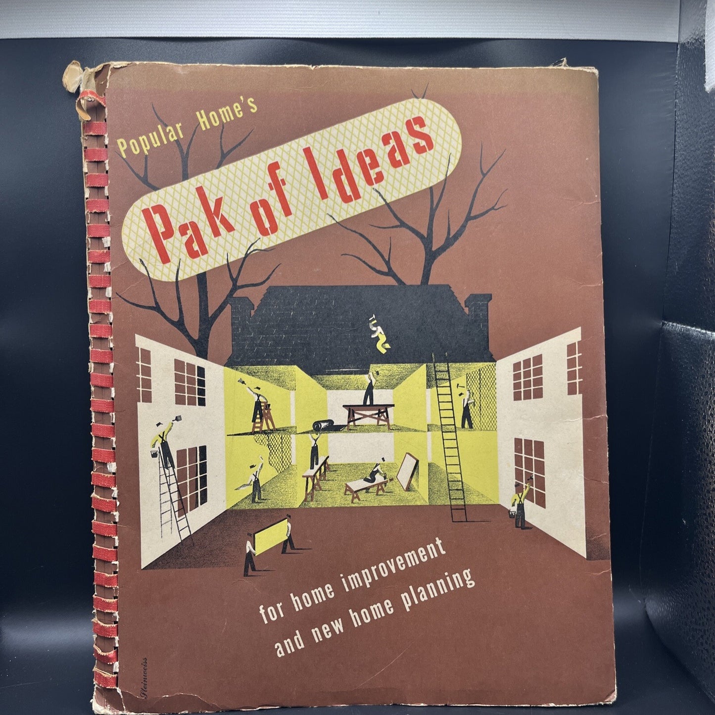 WW2 1944 Homefront Popular Home Magazine Ideas Pak United States Gypsum 1940's