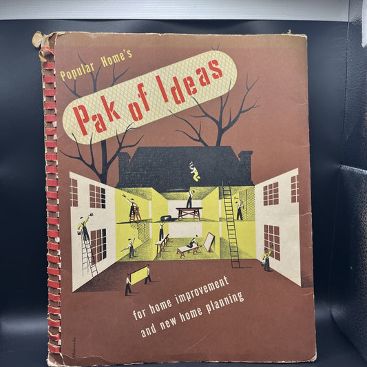 WW2 1944 Homefront Popular Home Magazine Ideas Pak United States Gypsum 1940's