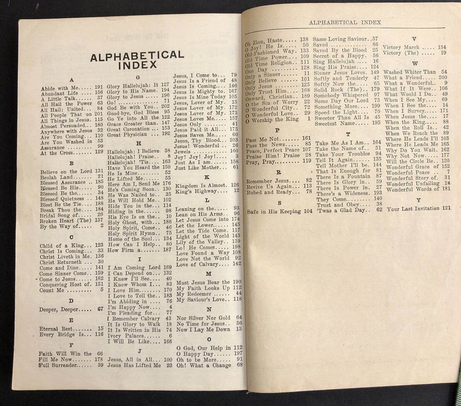 RARE Praises in Song  Tabernacle Publishing Company Music Book