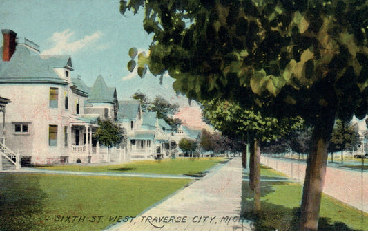 4997 Sixth Street West Traverse City Michigan MI Postcard