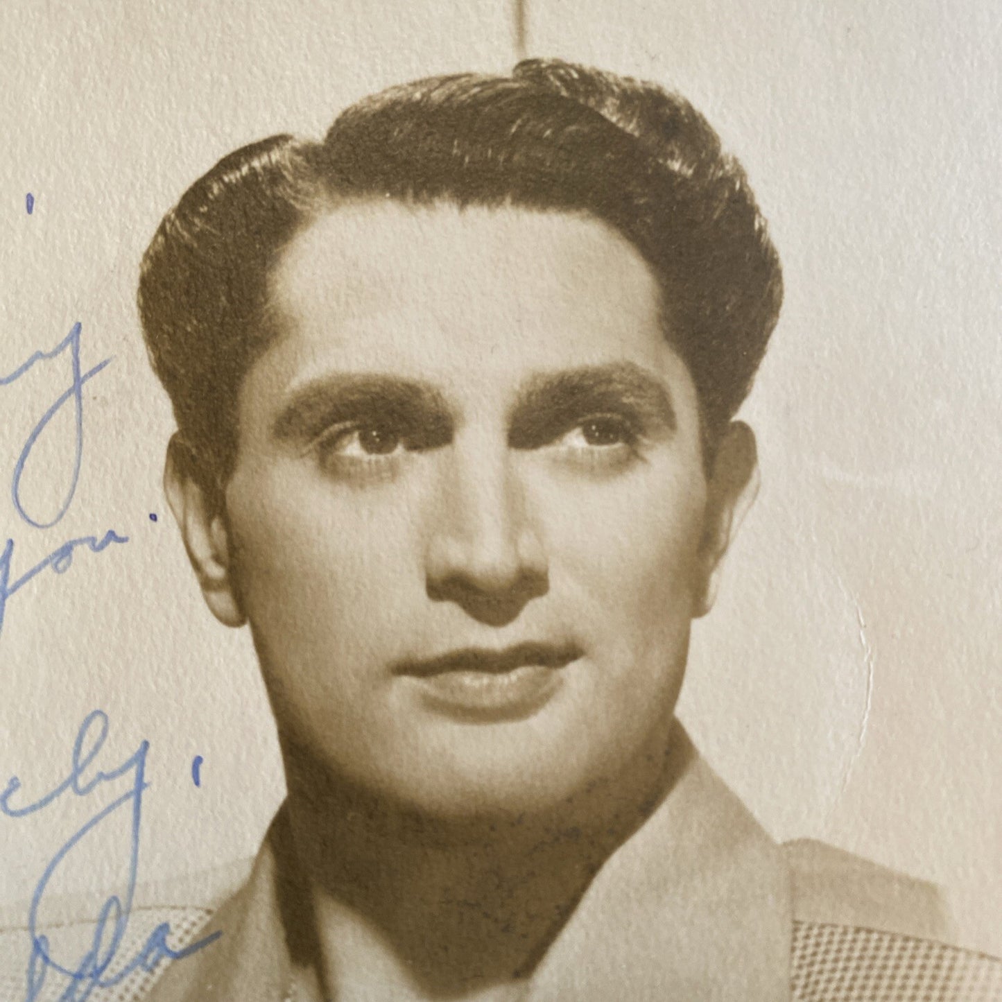 Hollywood AUTOGRAPHED INK Real PHOTO  Robert Alda Personalized Signed 5 x 7