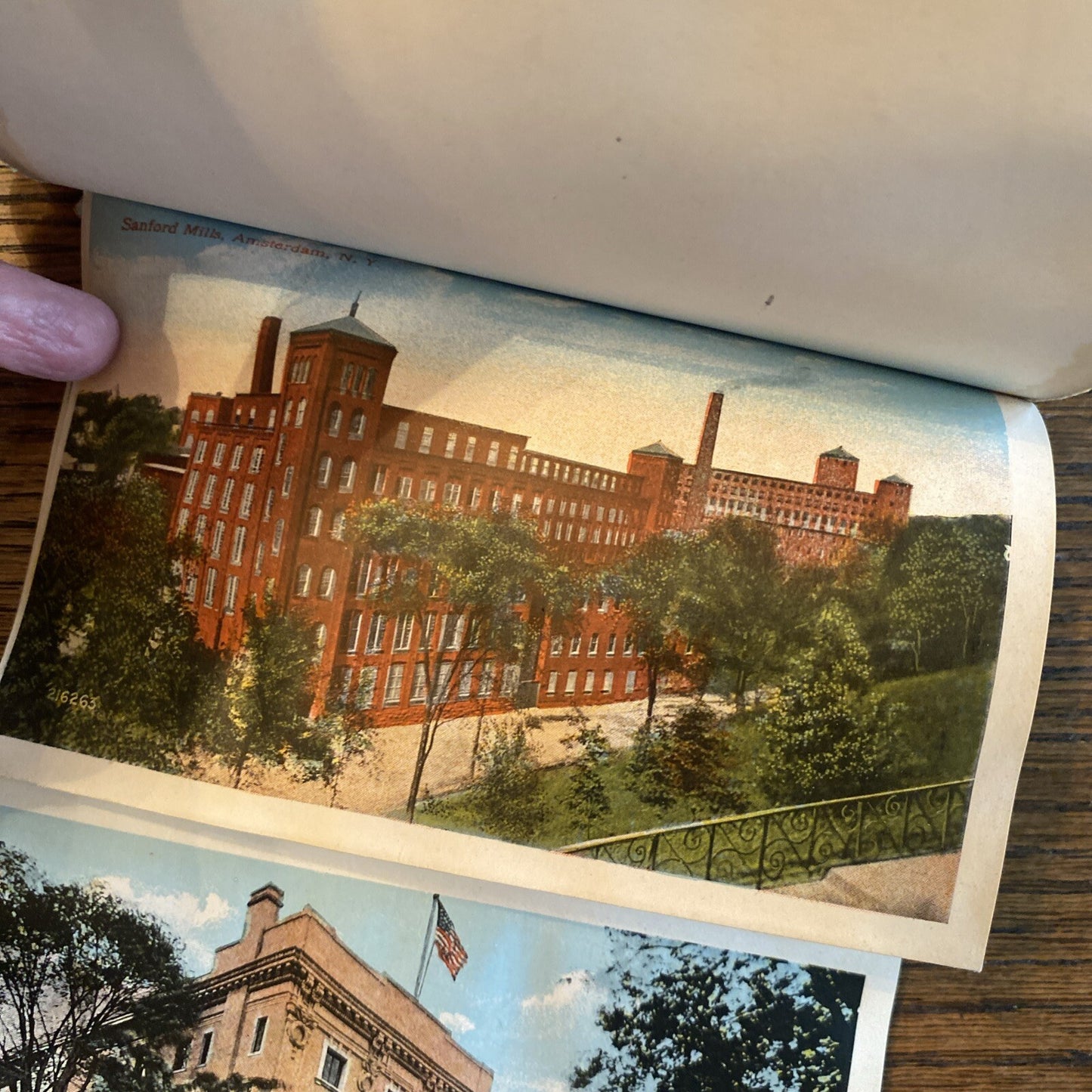 Rare Amsterdam New York NY Postcard Souvenir Folder