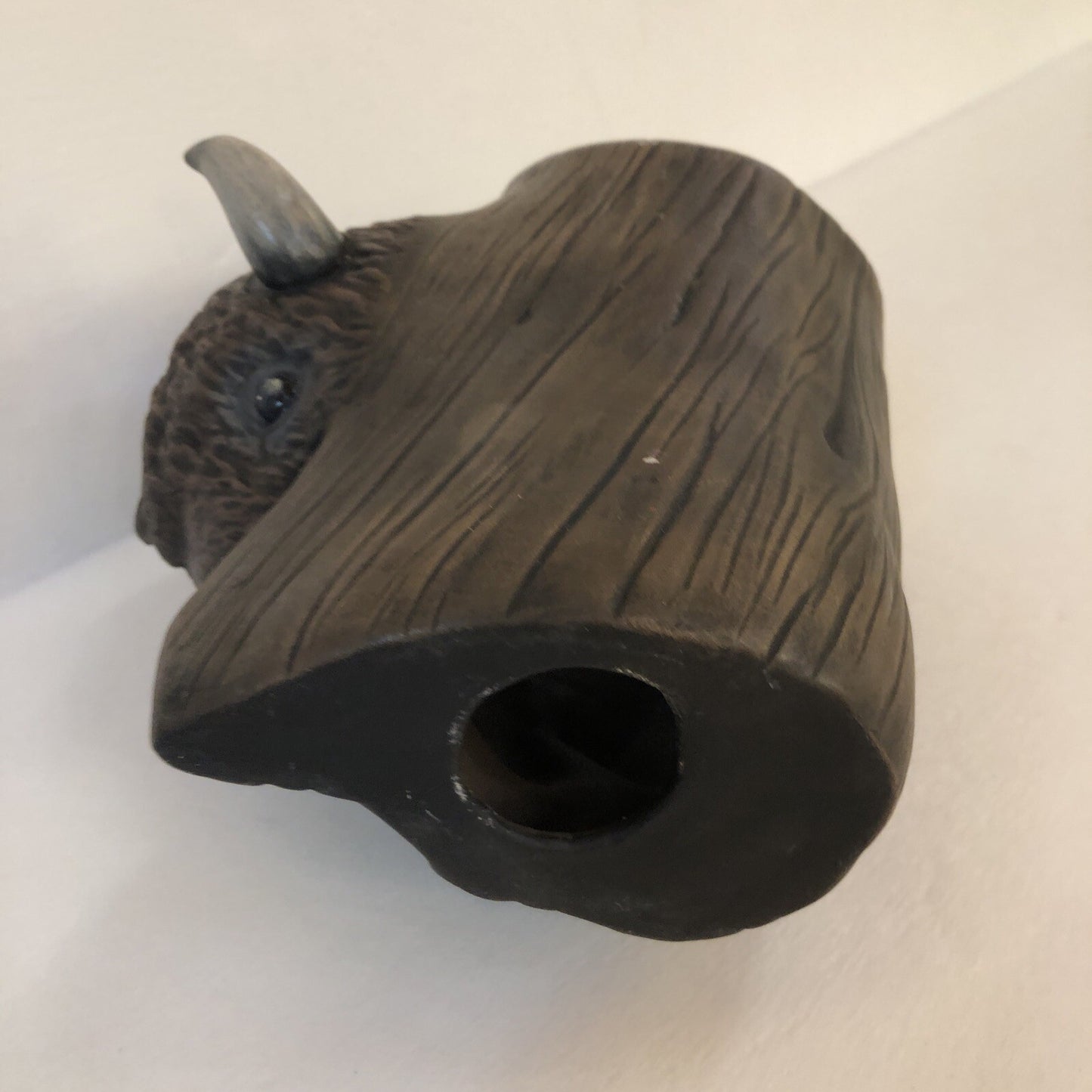 American Bison Buffalo Head Ceramic Decor Western Americana 10" x 7" x6"