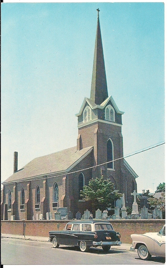 Old St Peters Episcopal Lewes Delaware DE  Postcard