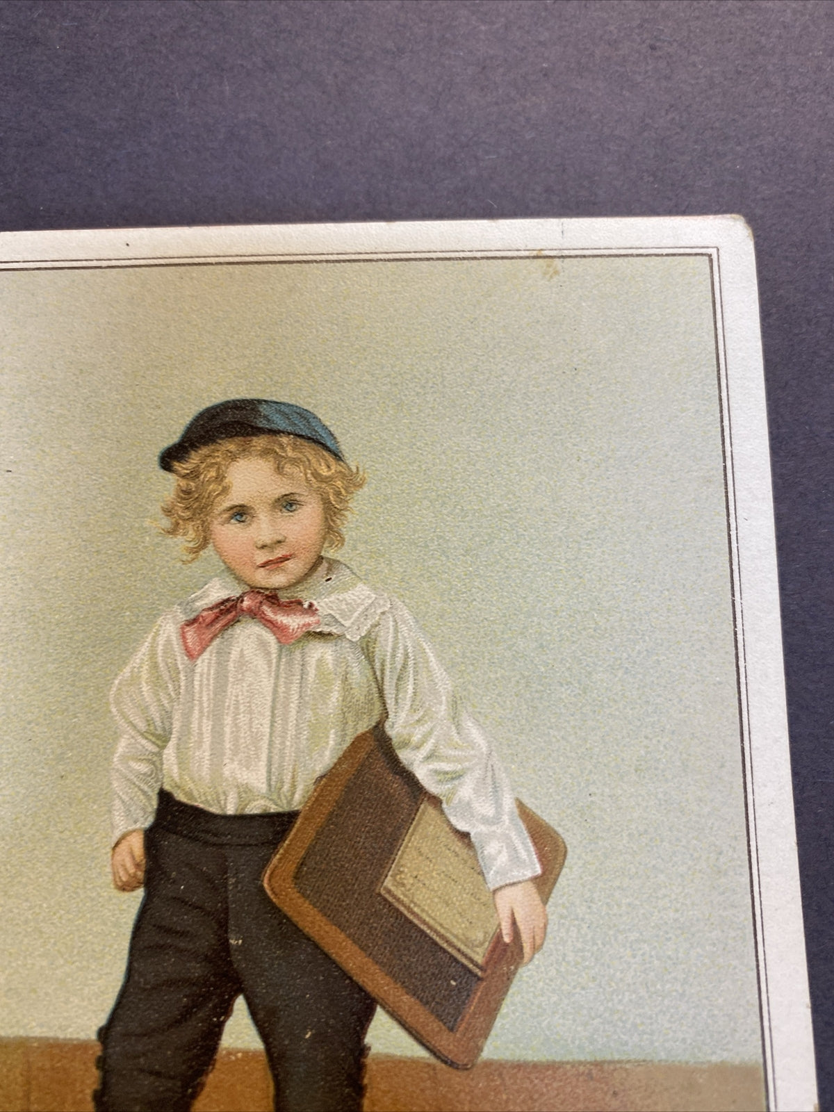 Herpolsheimer's Grand Rapids Michigan MI Advertising Victorian Trade Card boy