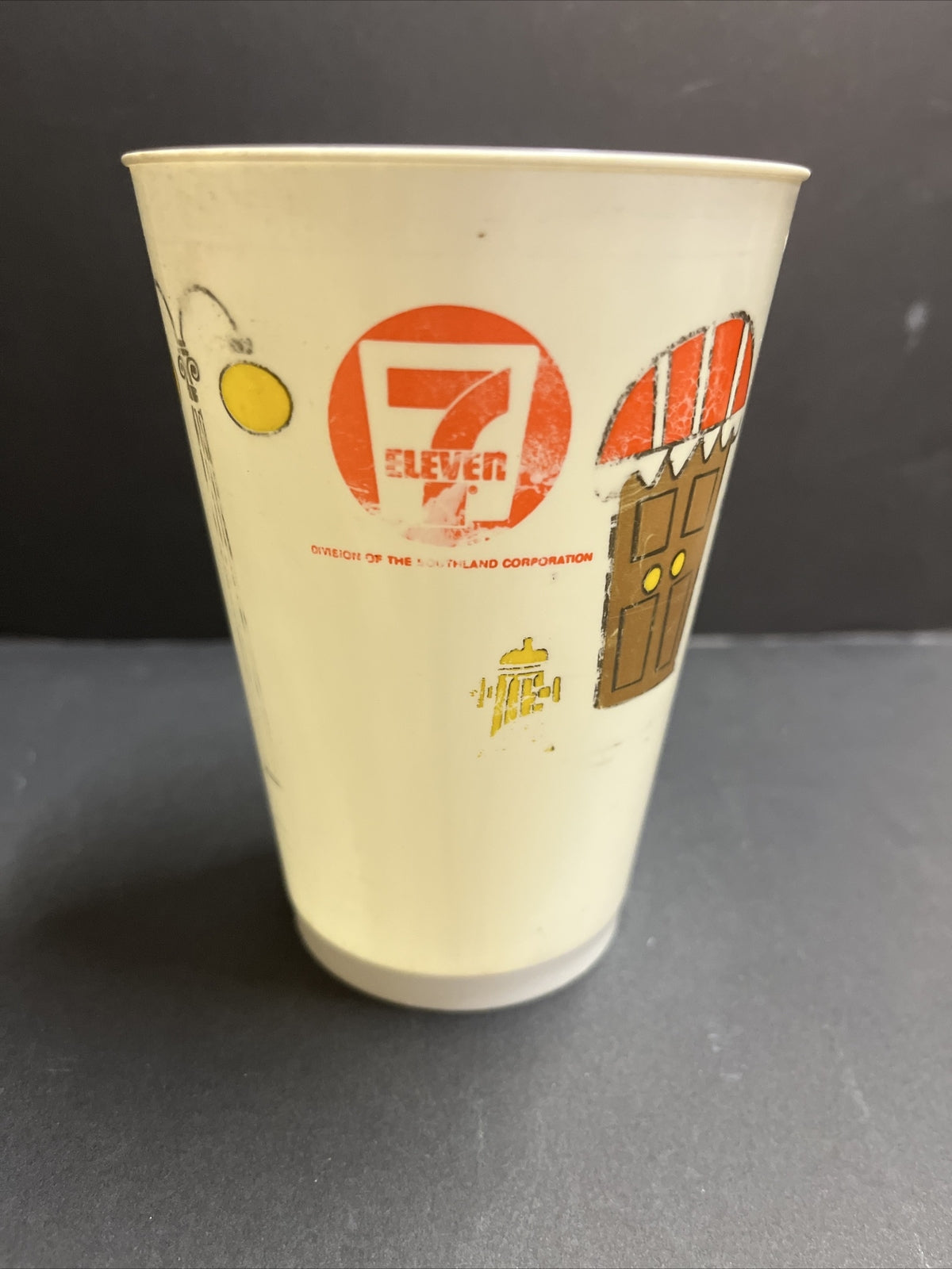 Vintage 1976 7/11 Slurpee Cup Cartoon Series Wacky Races "The Roaring Plenty"