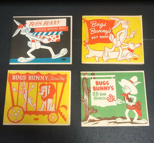 Vintage 1957 Whitman Bugs Bunny Coloring Books Lot of 4