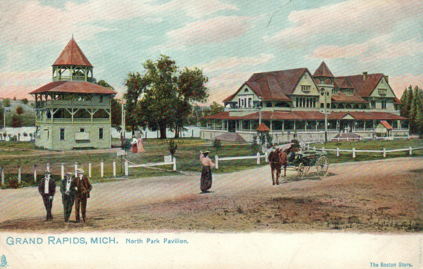 North Park Pavilion, Grand Rapids, Michigan Postcard