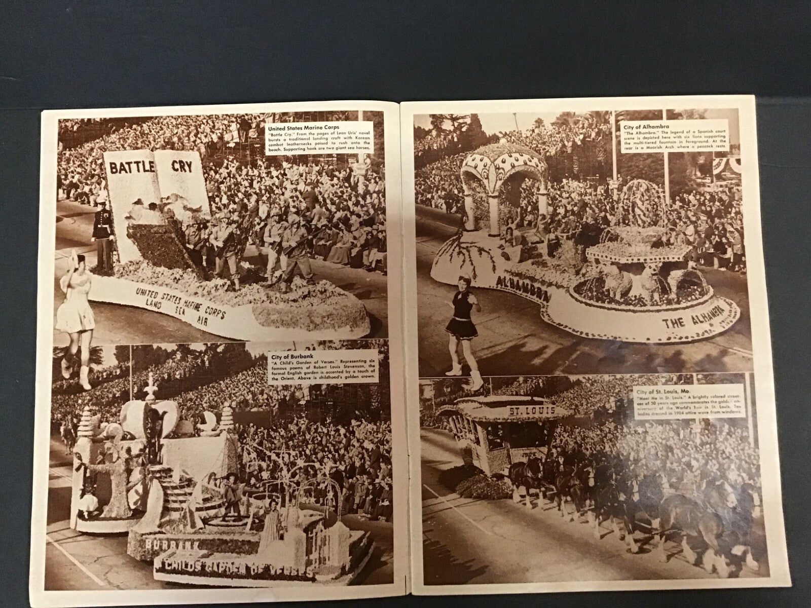 January 1954 Vol 18 Pasadena Tournament Of Roses Pictorial Rose Bowl Magazine 