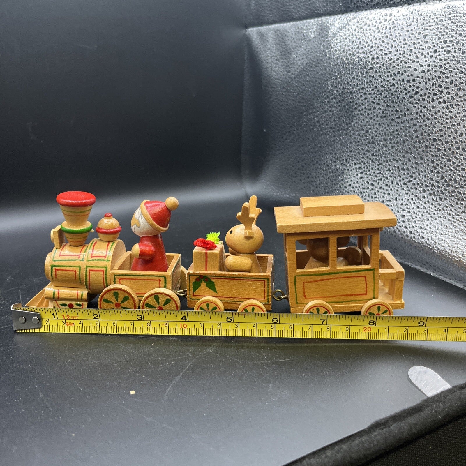 Vintage 1984 R. Dakin & Co. Wooden Santa Train