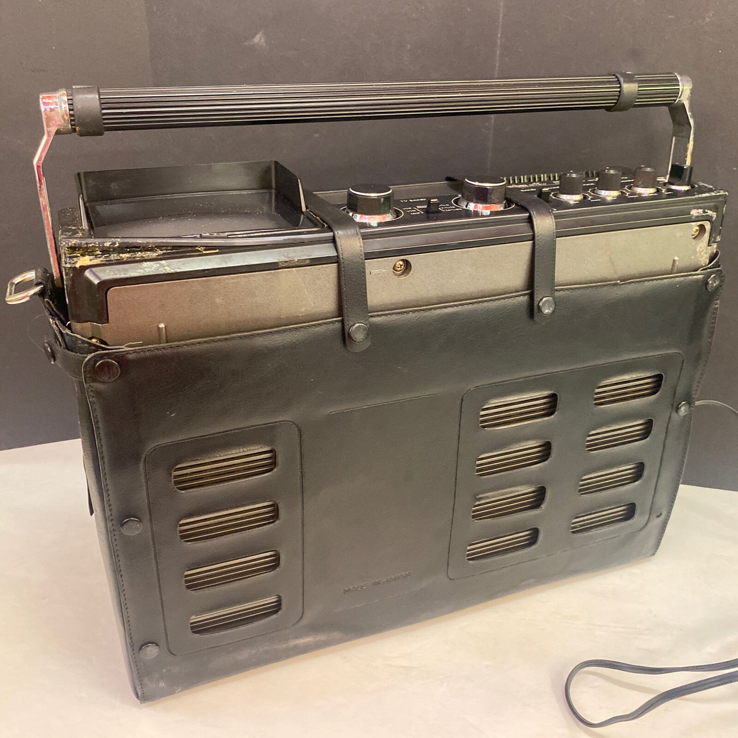 Vintage 1981 JVC CX-500US Portable TV Radio Cassette Player tested working 