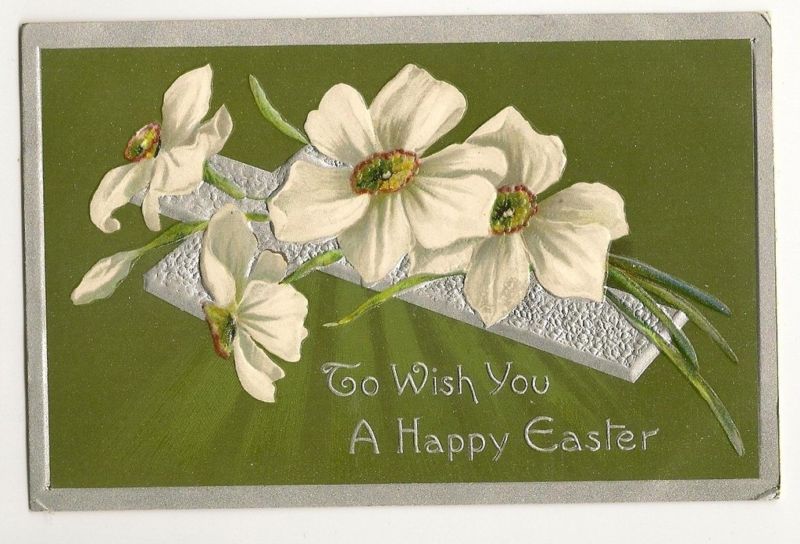 Davidson Brothers  Easter Postcard Series 40 Flowers
