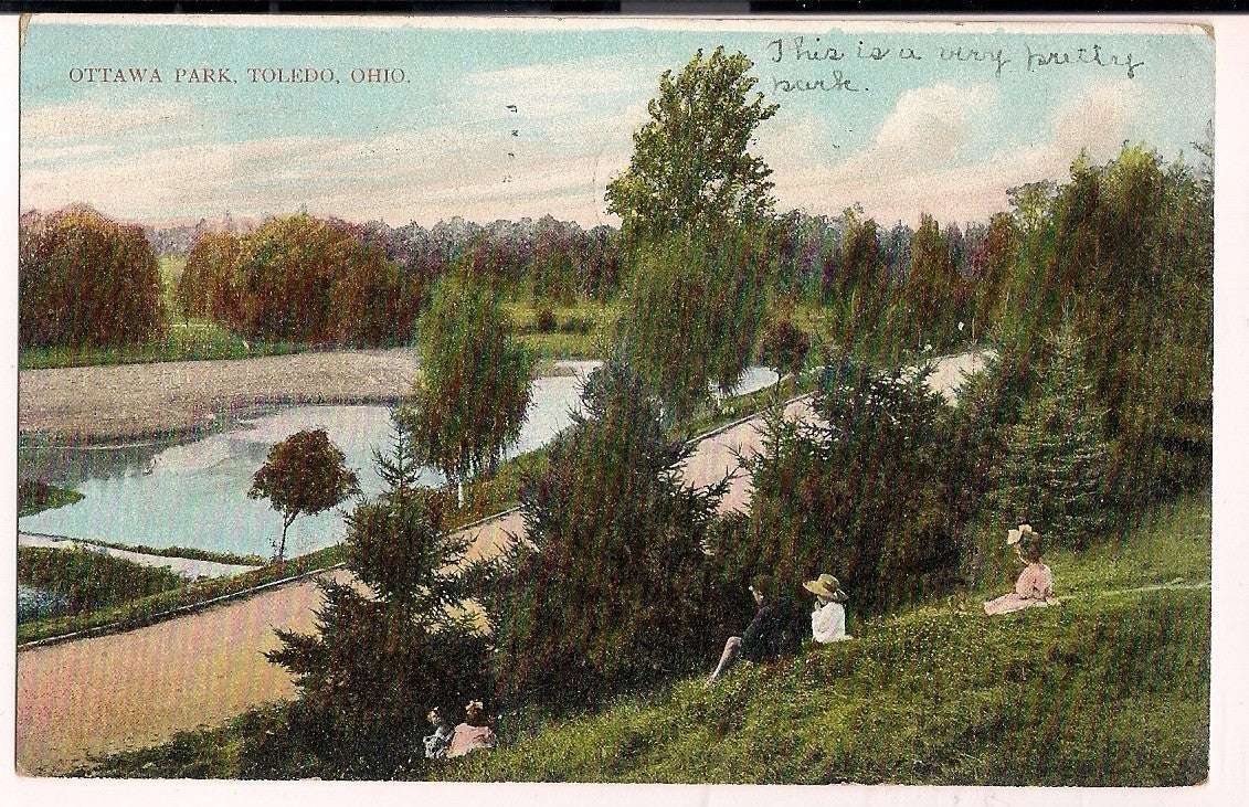 Ottawa Park Toledo OH Ohio  Postcard