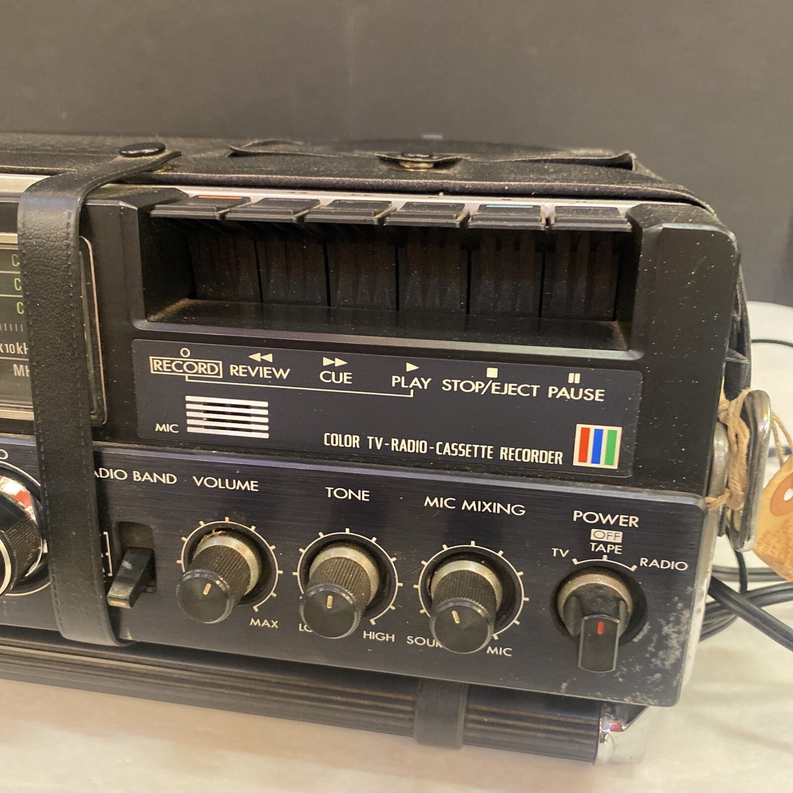 Vintage 1981 JVC CX-500US Portable TV Radio Cassette Player tested working 