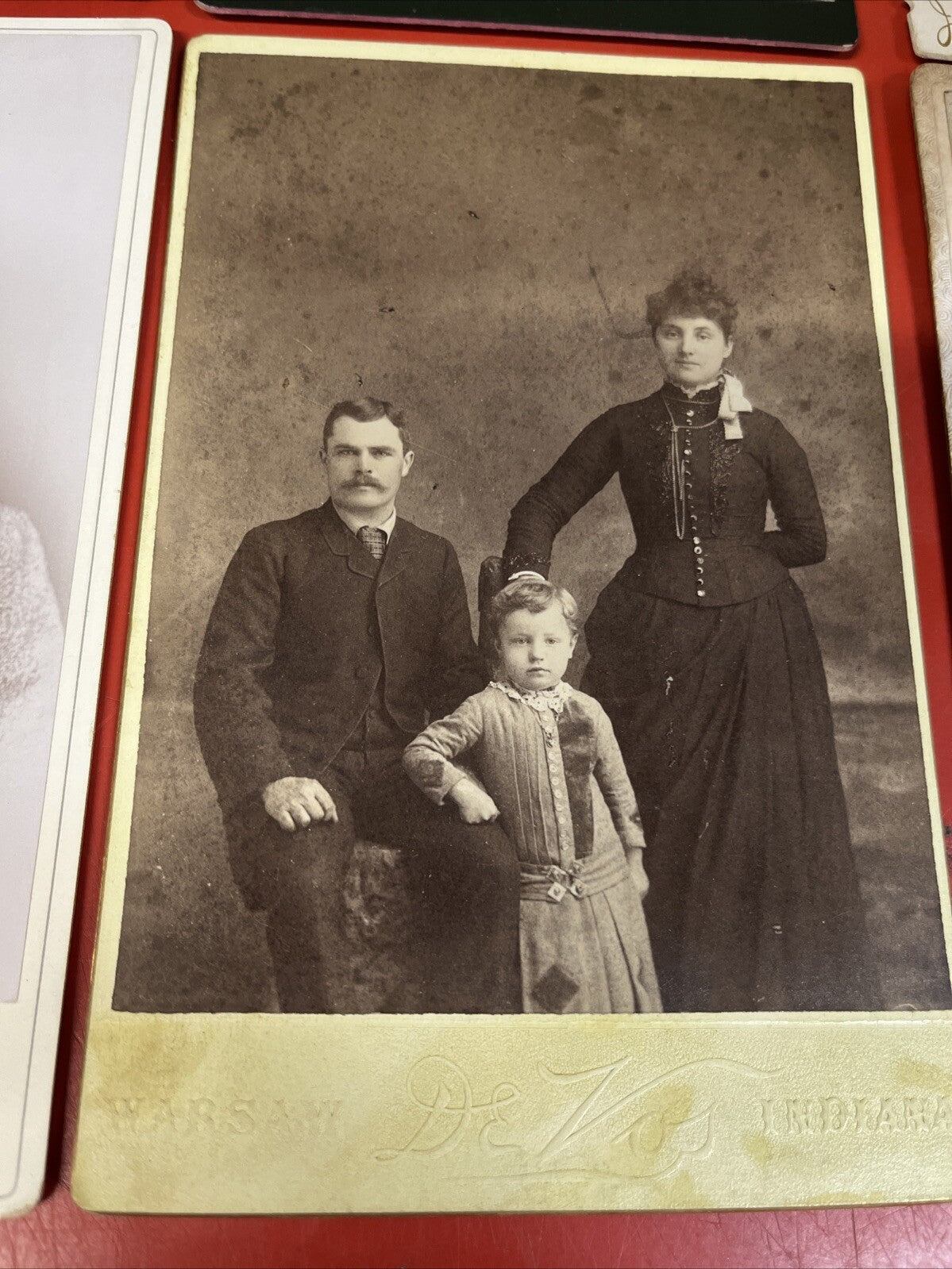 antique cabinet card lot of 6  studios