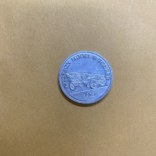 1905 Apperson Model B Tourer Sunoco Oil Commemorative Token Antique Car Coin