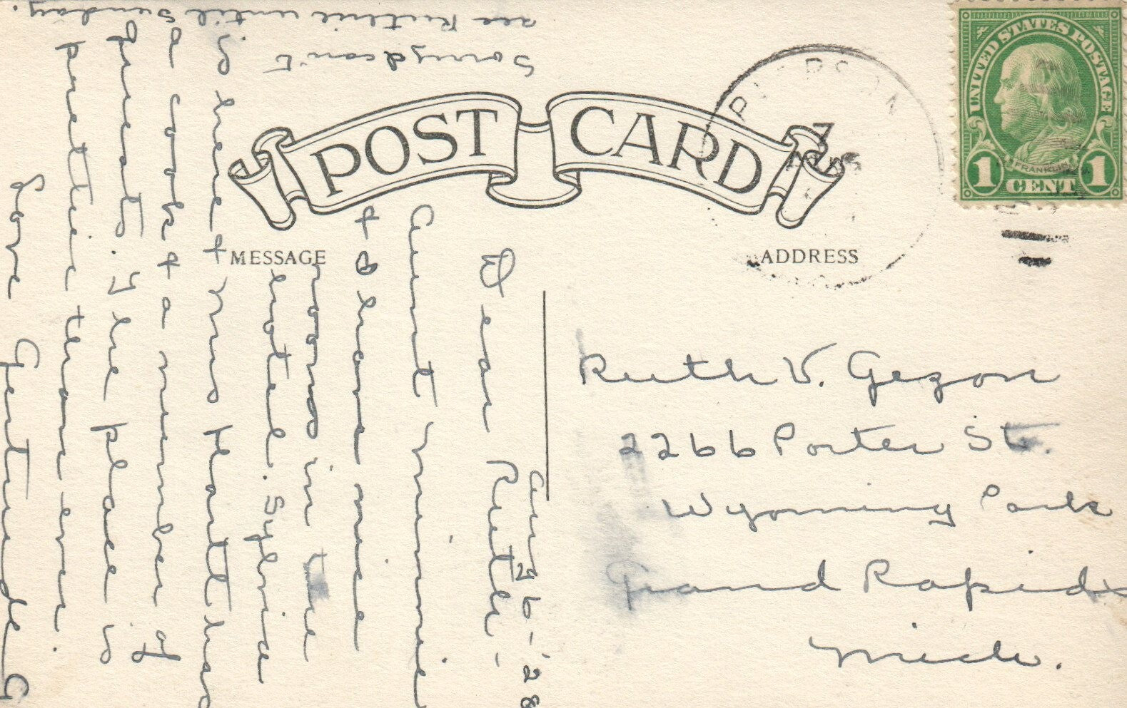 Hartie Resort on White Fish Lake MI Michigan Mich  Postcard
