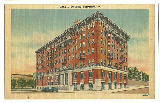 YMCA  Building Scranton PA Pennsylvania 46300 Postcard