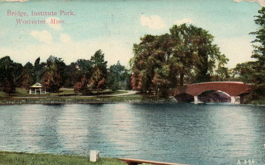 A 356 Bridge Institute Park Worcester Massachusetts Postcard 