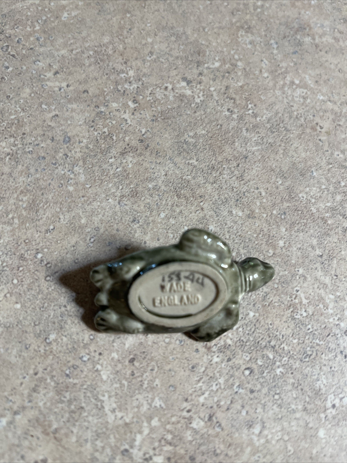 Miniature Sea Turtle Figurine, Wade Porcelain, Made in England, 2" Long, Read