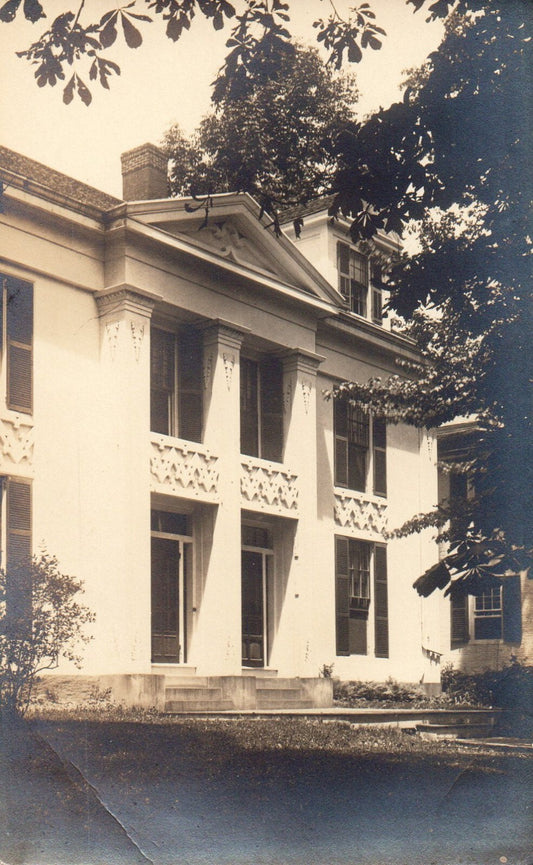 Real Photo House Labbies Picture Shop Boothbay Harbor  ME Maine Postcard