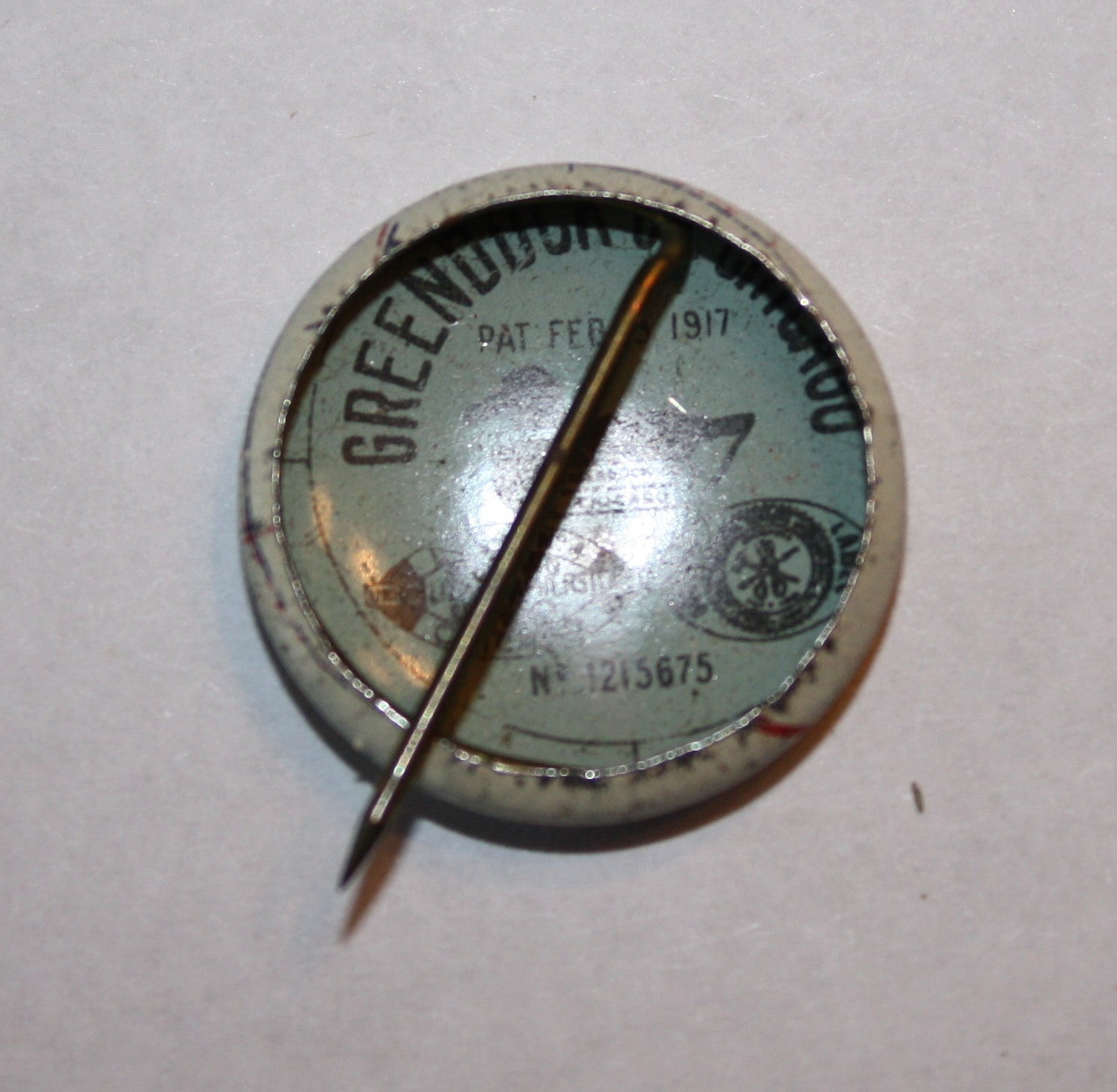 Esthonia 3/4" Litho Patriotic Flag Pin  #53