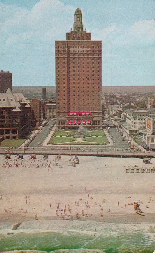 1961 Hotel Claridge Atlantic City NJ New Jersey  Postcard