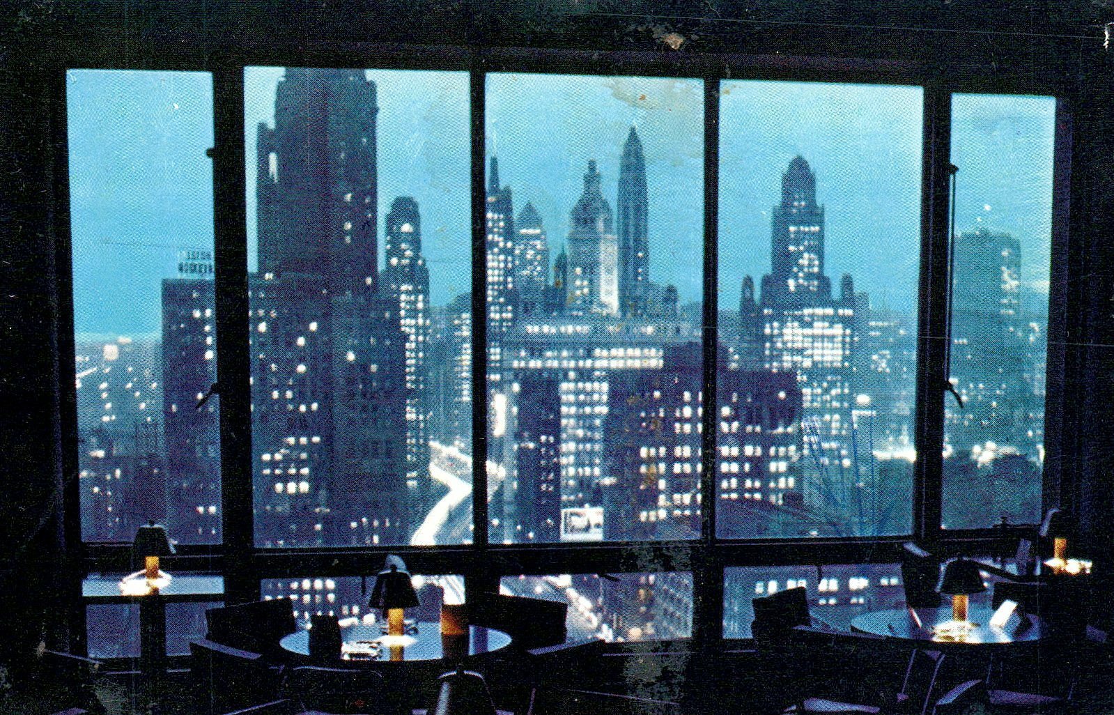 Mazda Fairyland Chicago Magnificent Mile Allerton Hotel Motel Postcard