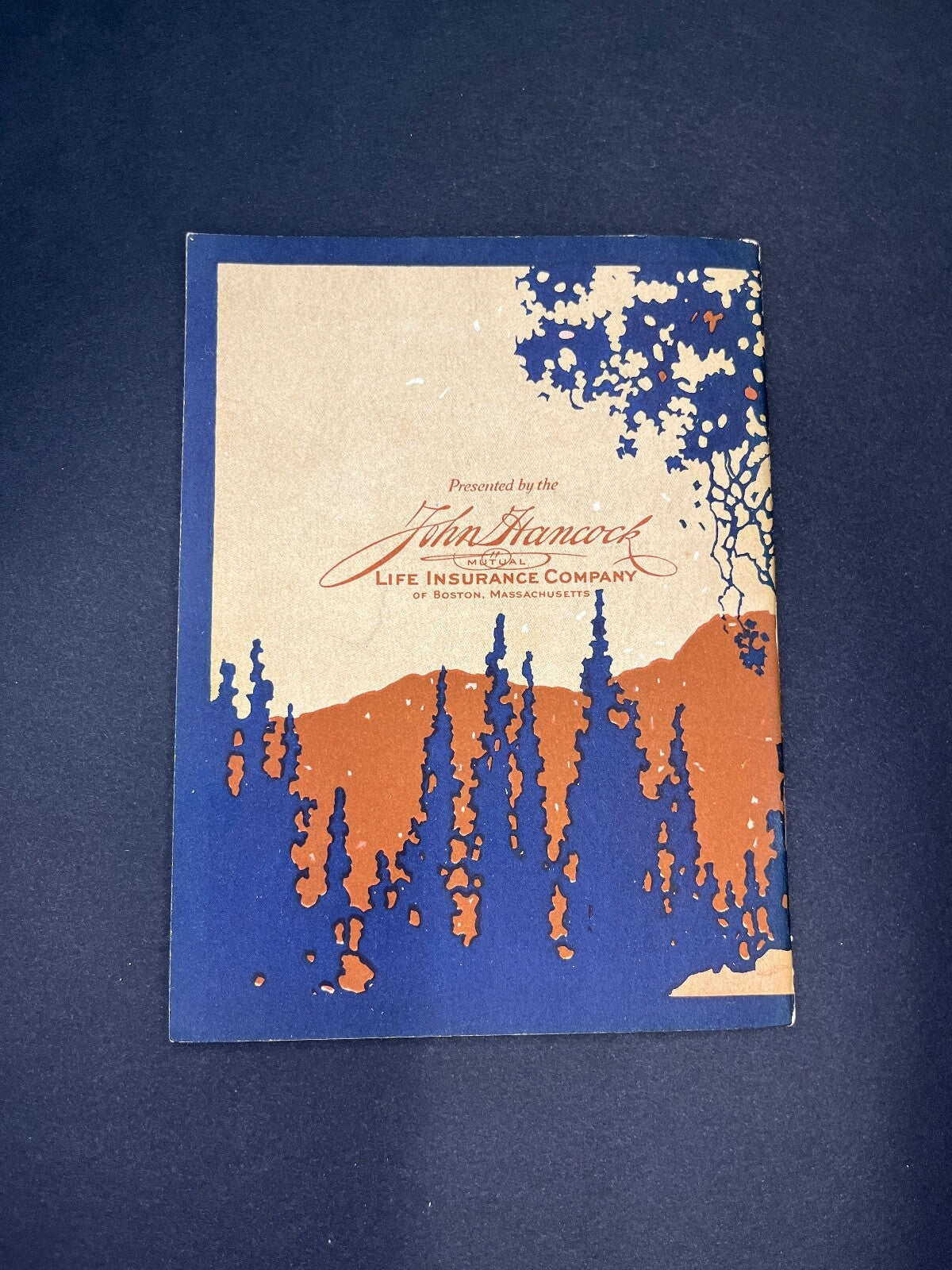 Vintage "John C. Fremont" John Hancock Life Insurance Ad Book