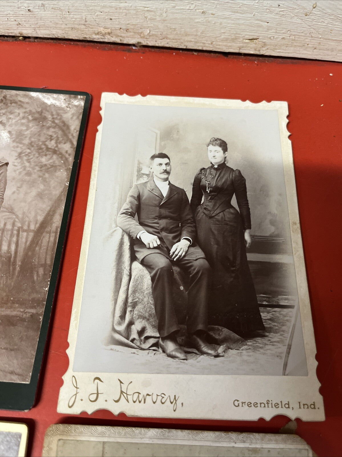 antique cabinet card lot of 6  studios