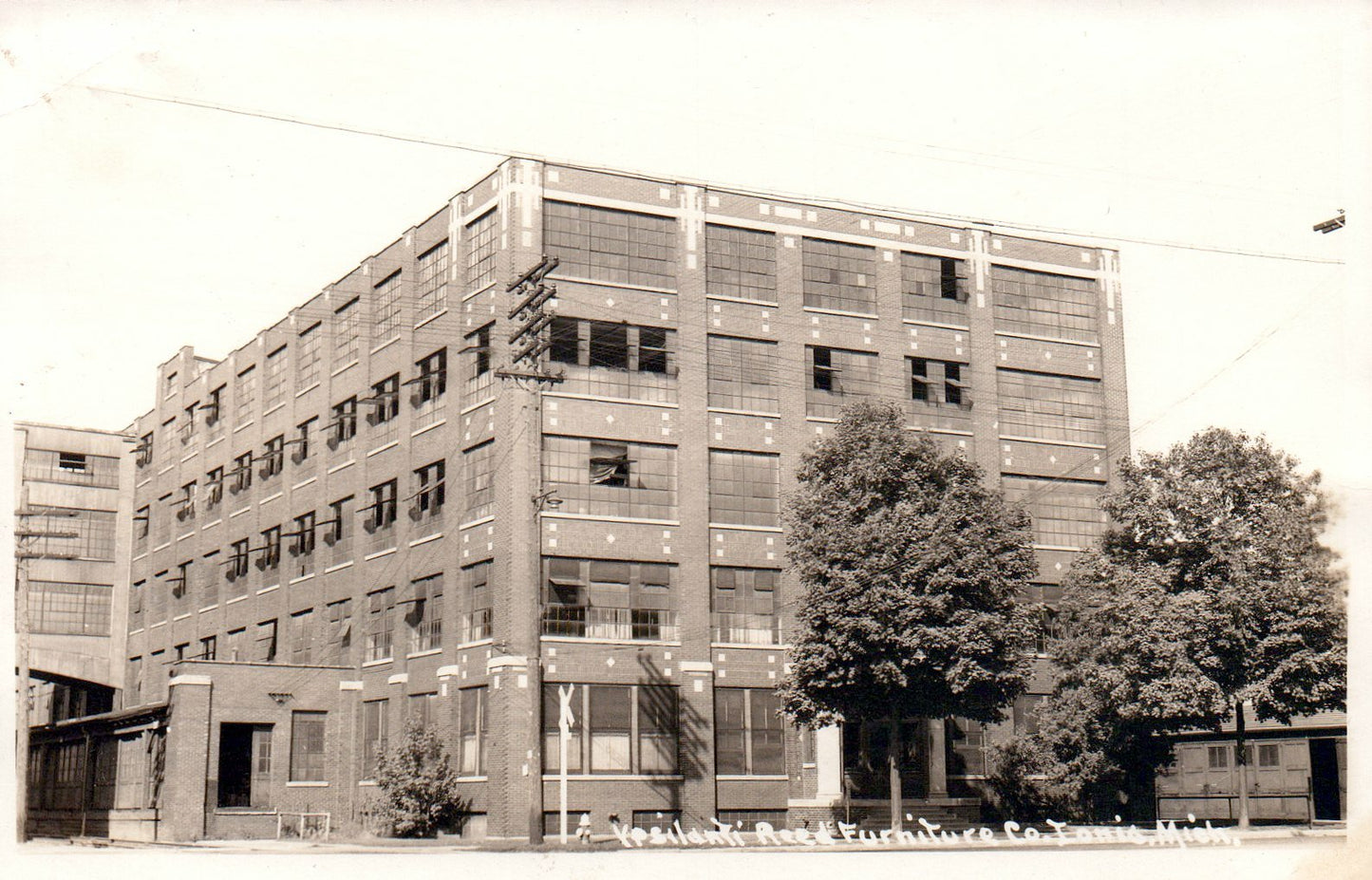 Ypsilanti Reed Furniture Company Co Ionia Michigan Mich MI Postcard 