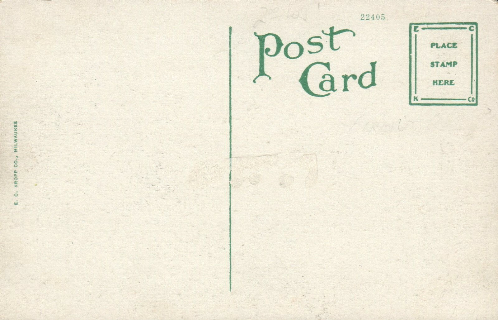22405 Black and White Print Hotel King Reed City Michigan Mich MI Postcard