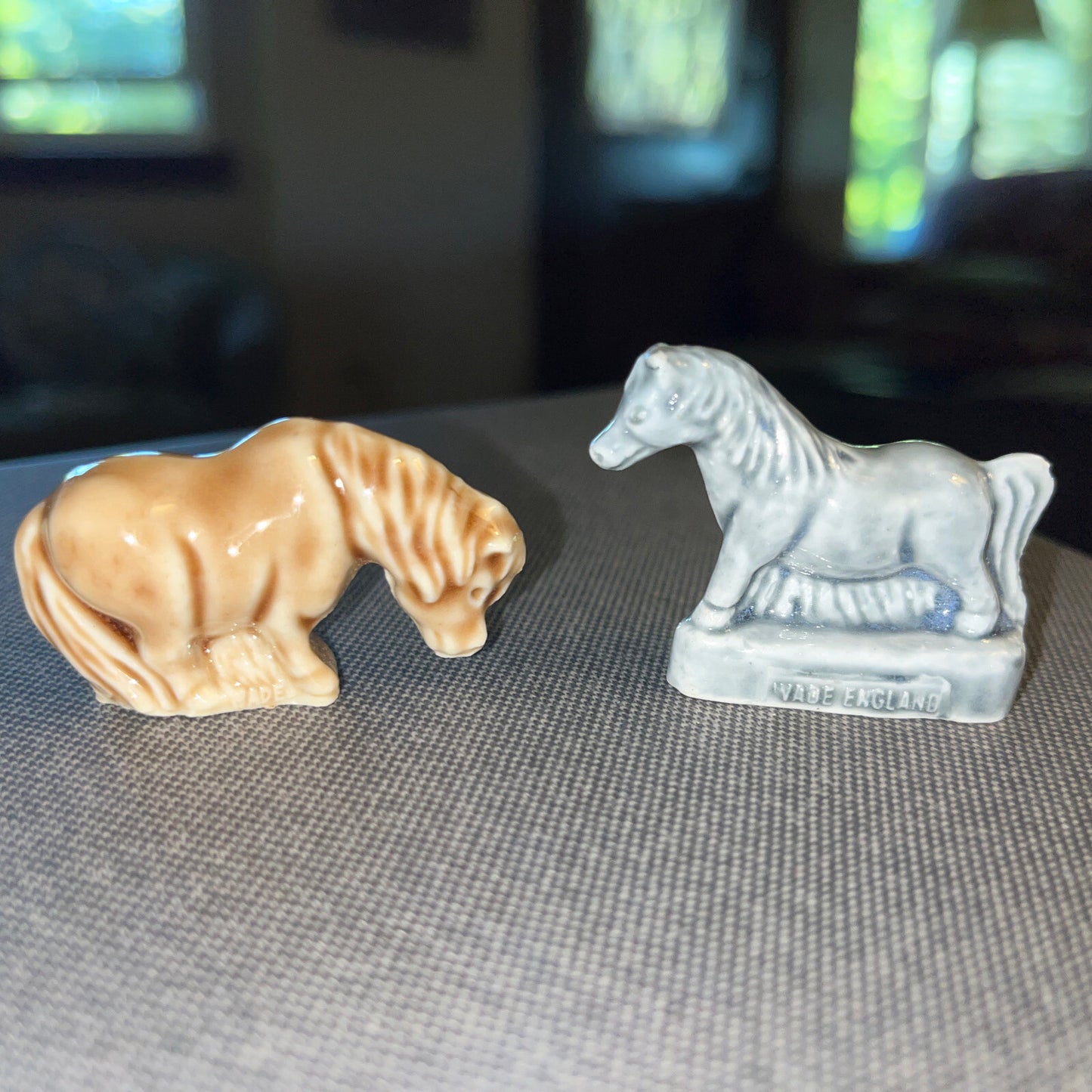 Vintage Wade Whimsie SHETLAND PONY - (2) Family Pets Set   1988 - 89