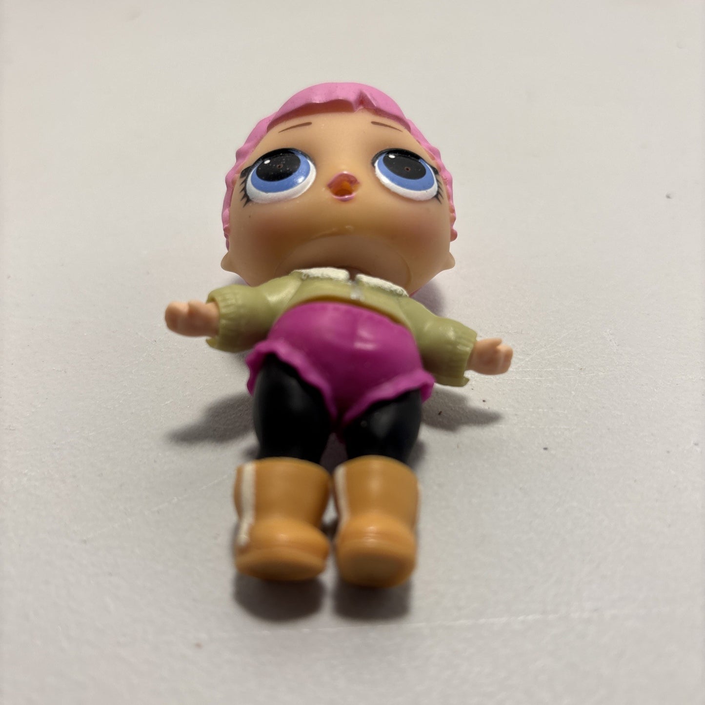 LOL Surprise Doll - Cozy Babe Winter Chill Series Pink Hair & Shorts Tan Boots