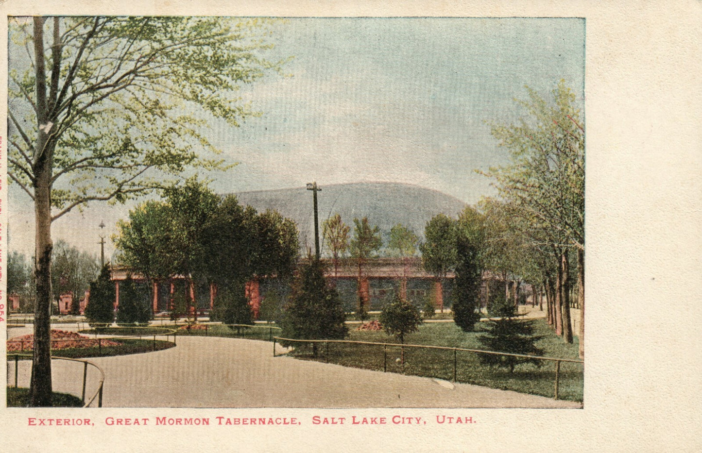 No 954 Exterior Great Mormon Tabernacle Salt Lake City  UT Utah Postcard