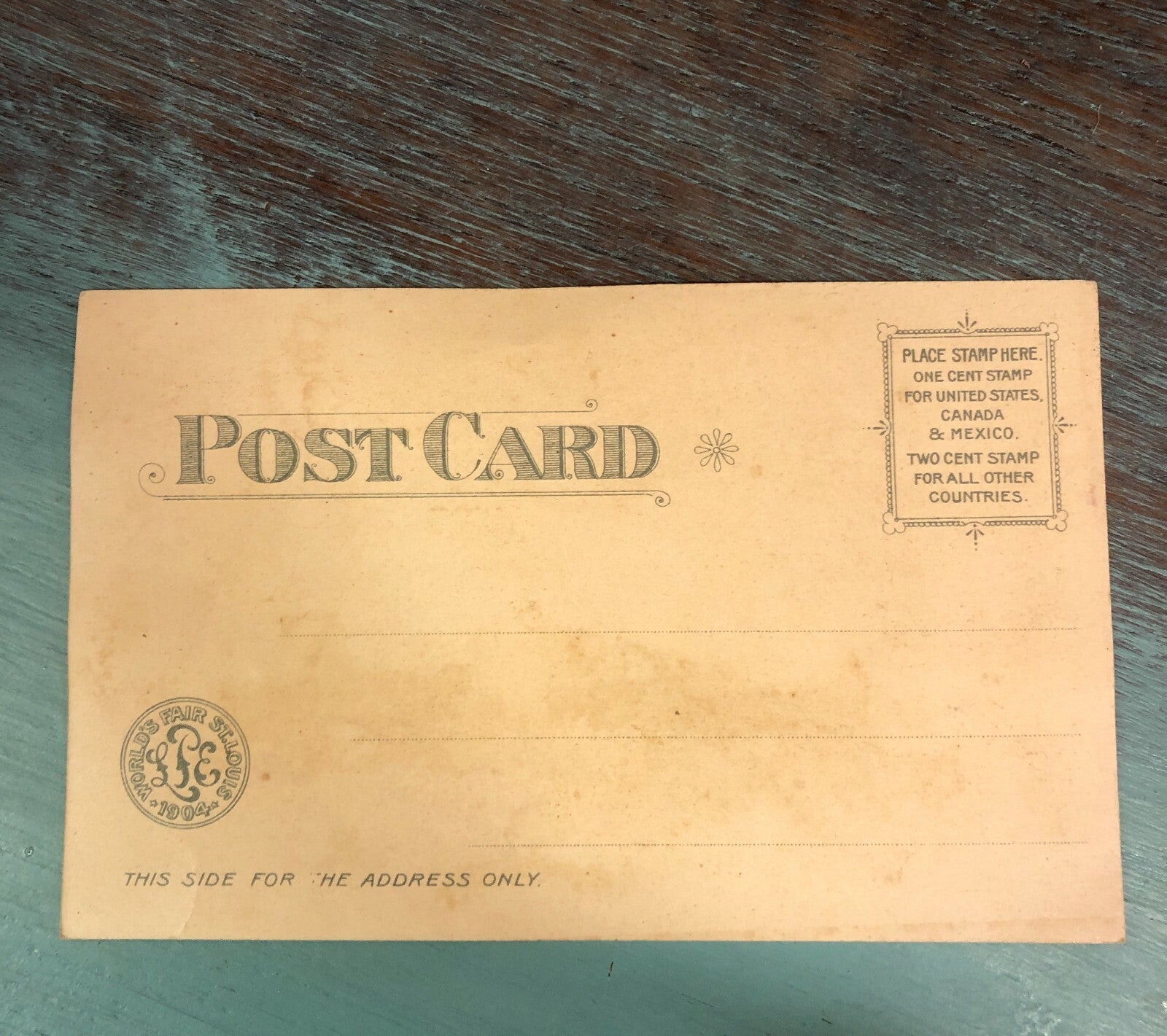 1904 HTL Saint St Louis World's Fair MO Missouri State Building Hold the Light 