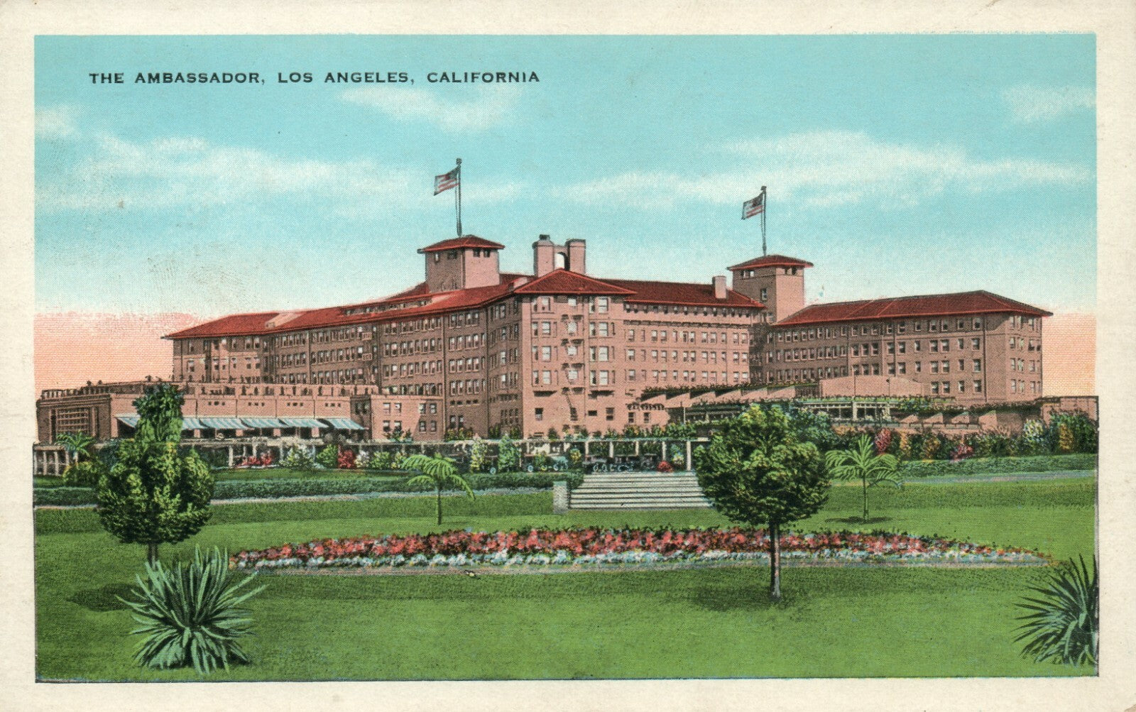  The Ambassador Los Angeles California CA Postcard