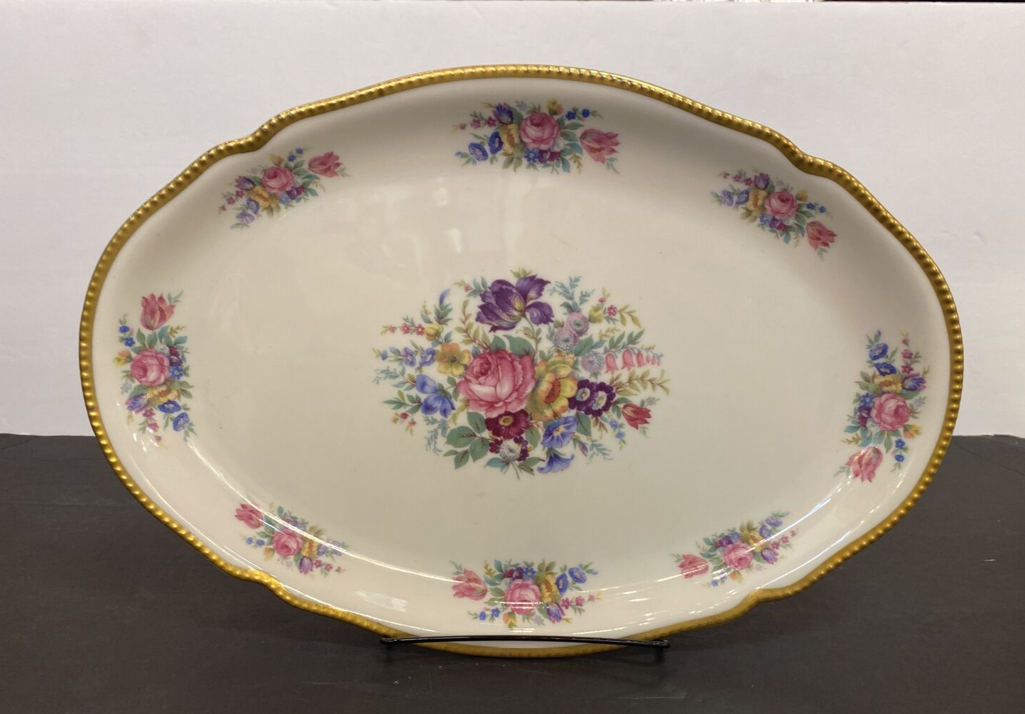 Vintage Castleton China Serving platter 16"  x 11" Dish Dishes