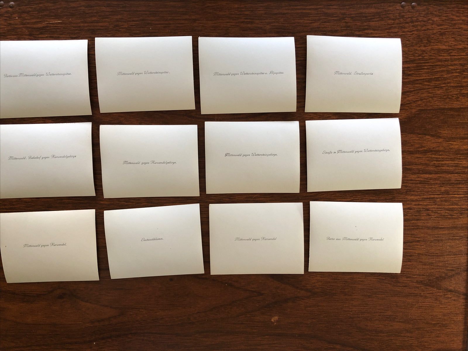 Lot of 12 Real Photos Mittenwald Karwendel Leutaschklamm Gorge Germany Austria