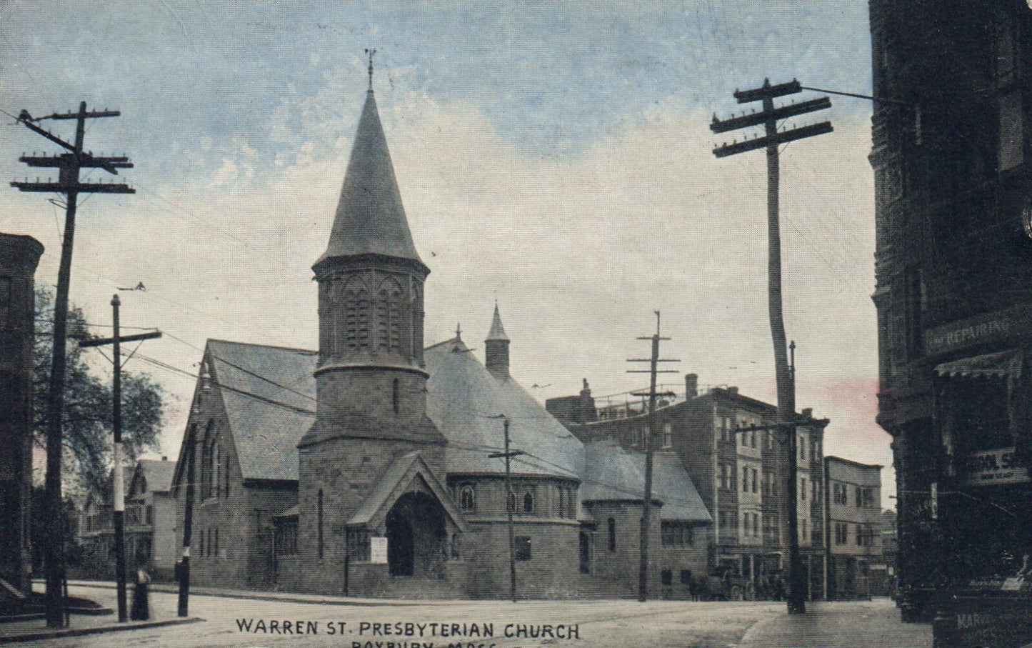 Warren St. Presbyterian Church, Duxbury, Massachusetts Mass Postcard