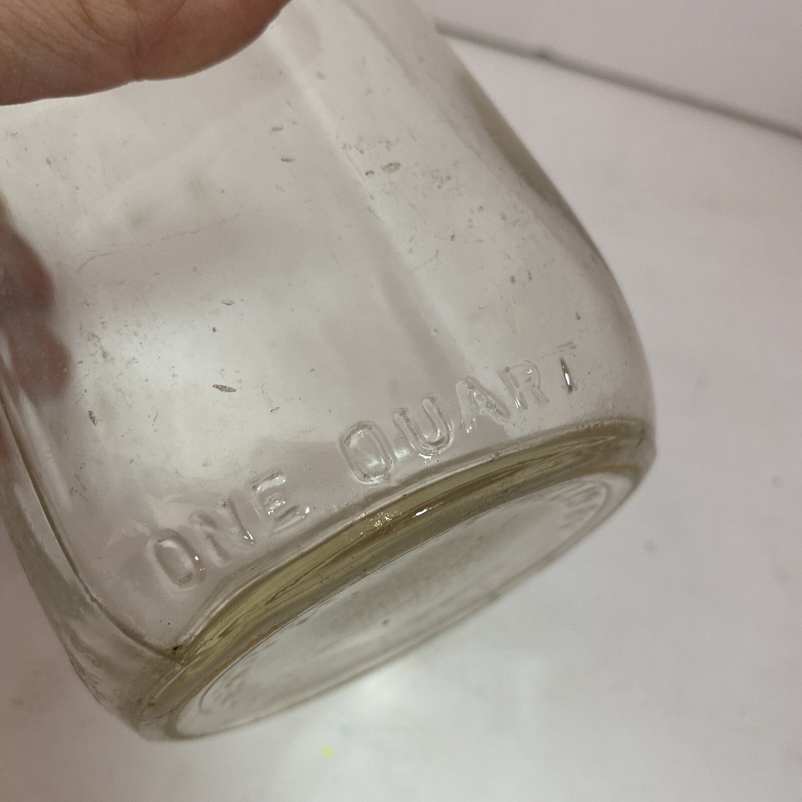 Bowman  Milk Quart Bottle Dairy Chicago Illinois IL