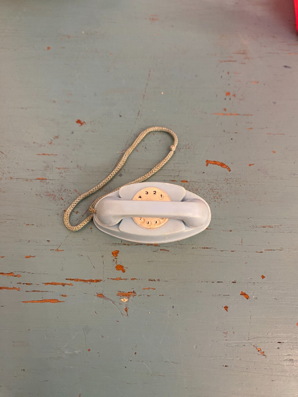 VINTAGE BARBIE SKIPPER DOLL PRINCESS BLUE PHONE ACCESSORY #1909 DREAMTIME  1960