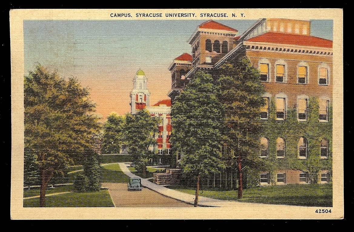 Campus Syracuse University Syracuse NY New York  Postcard