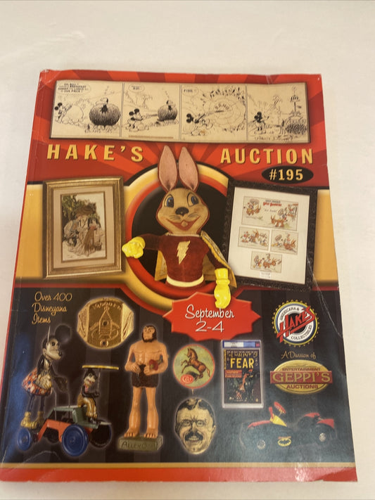 2008 HAKE's Americana Collectibles Catalog #195 Sept 2-4 color
